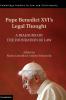 Pope Benedict XVI's Legal Thought