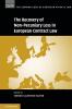 The Recovery of Non-Pecuniary Loss in European Contract Law