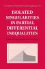 Isolated Singularities in Partial Differential Inequalities