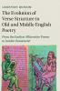 The Evolution of Verse Structure in Old and Middle English Poetry