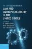 The Cambridge Handbook of Law and Entrepreneurship in the United States