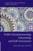 Public Entrepreneurship Citizenship and Self-Governance