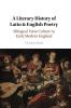 A Literary History of Latin & English Poetry