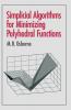 Simplicial Algorithms for Minimizing Polyhedral Functions