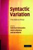 Syntactic Variation