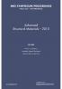 Advanced Structural Materials 2010