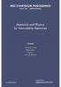 Materials and Physics for Nonvolatile Memories