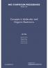 Concepts in Molecular and Organic Electronics