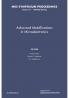 Advanced Metallizations in Microelectronics