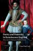Poetry and Paternity in Renaissance England
