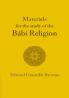 The Babi Religion. by Edward Granville Browne