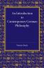 An Introduction to Contemporary German Philosophy