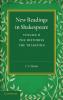 New Readings in Shakespeare