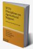 Wto Disciplines on Agricultural Support