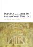Popular Culture in the Ancient World
