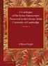 A Catalogue of the Syriac Manuscripts Preserved in the Library of the University of Cambridge