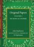Original Papers of John Hopkinson