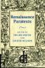 Renaissance Paratexts