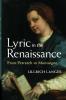 Lyric in the Renaissance