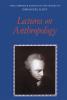 Lectures on Anthropology