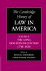 The Cambridge History of Law in America