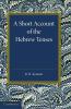 A Short Account of the Hebrew Tenses