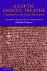 A Coptic Gnostic Treatise