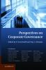 Perspectives on Corporate Governance