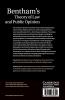 Bentham's Theory of Law and Public Opinion
