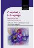 Complexity in Language