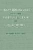 Franz Rosenzweig and the Systematic Task of Philosophy