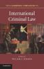 The Cambridge Companion to International Criminal Law