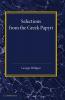 Selections from the Greek Papyri