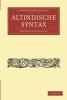 Altindische Syntax