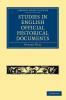 Studies in English Official Historical Documents