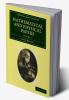 Mathematical and Physical Papers - Volume 2