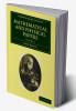 Mathematical and Physical Papers - Volume 3