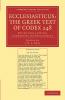 Ecclesiasticus