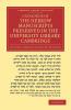 Catalogue of the Hebrew Manuscripts Preserved in the University Library Cambridge