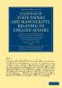 Calendar of State Papers and Manuscripts Relating to English Affairs