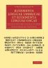 Rudimenta linguae umbricae et rudimenta linguae             oscae