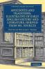 Anecdotes and Traditions Illustrative of Early English History and Literature Derived from Ms. Sources