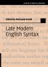 Late Modern English Syntax