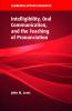 Intelligibility Oral Communication and the Teaching of Pronunciation