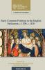 Early Common Petitions in the English Parliament c.1290-c.1420