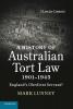 A History of Australian Tort Law 1901-1945
