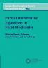 Partial Differential Equations in Fluid Mechanics