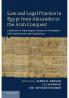 Law and Legal Practice in Egypt from Alexander to the Arab Conquest