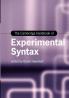 The Cambridge Handbook of Experimental Syntax