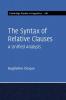 The Syntax of Relative Clauses